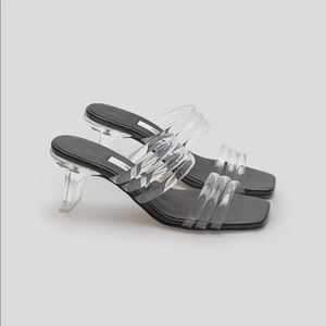 miista helena clear vinyl sandals